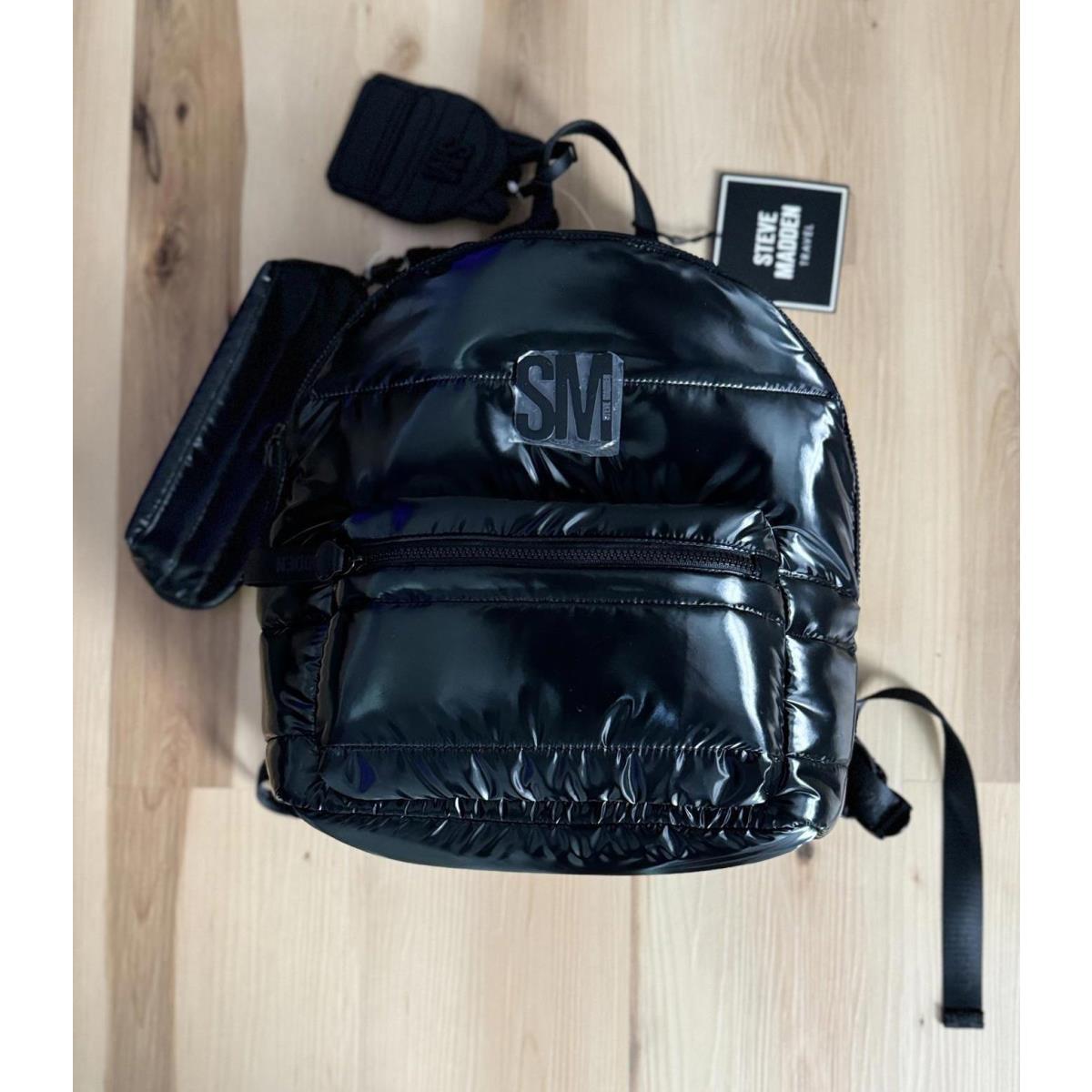 Steve Madden Bshan Black Nylon Backpack