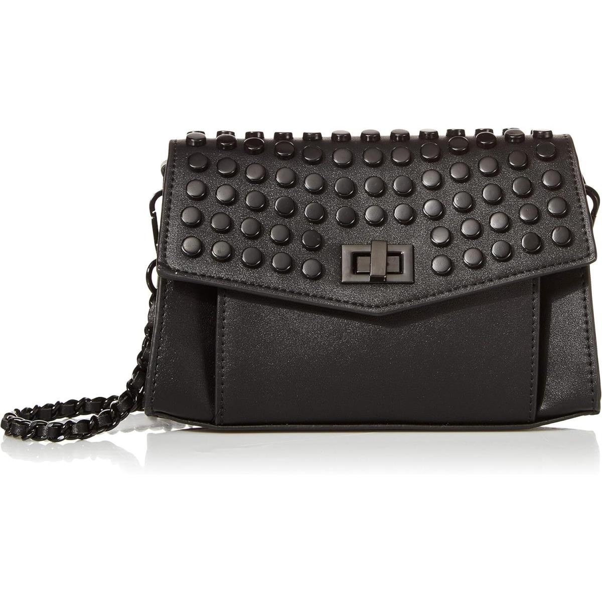 Steve Madden Women`s Aidan Flap Bag Handbag One Size Black