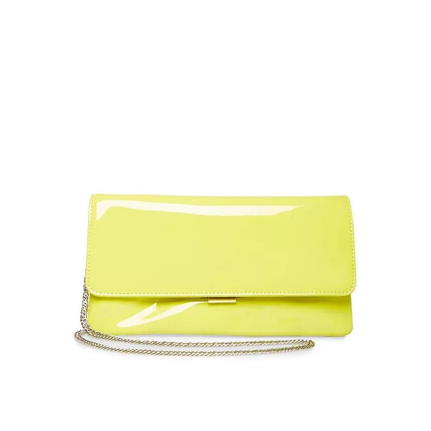 Steve Madden B6210 Womens Citron Yellow Sublime Clutch