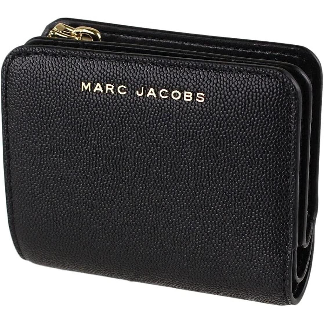 Marc Jacobs Women`s M0016993 Small Bifold Black Leather Women`s Wallet