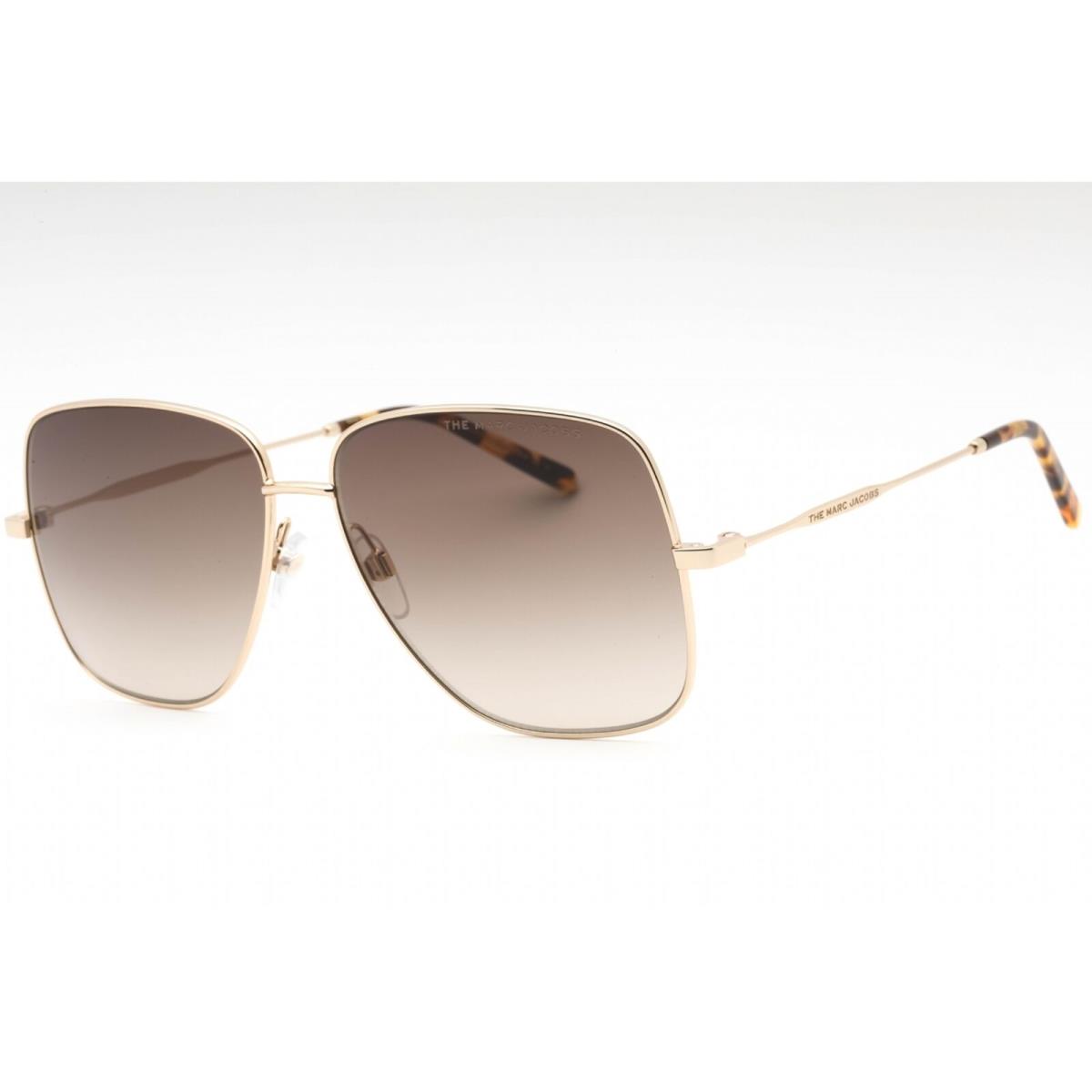 Marc Jacobs Women`s Sunglasses Gold Metal Butterfly Frame Marc 619/S 0J5G HA