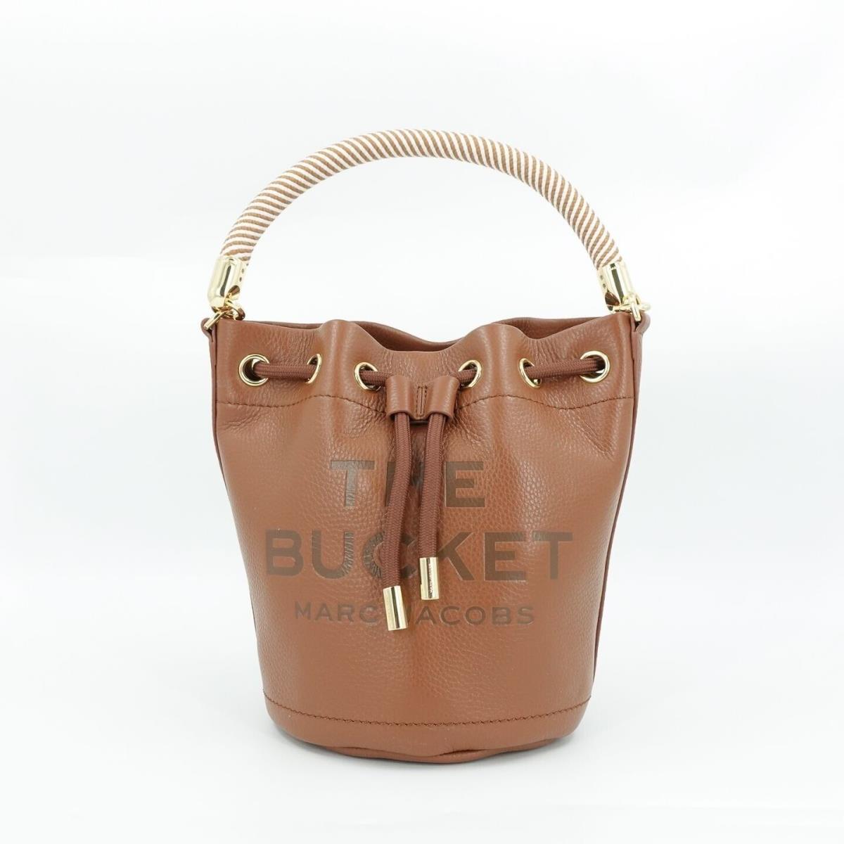 Marc Jacobs Women`s The Bucket Leather Bucket Crossbody Bag Argan Oil Brown OS