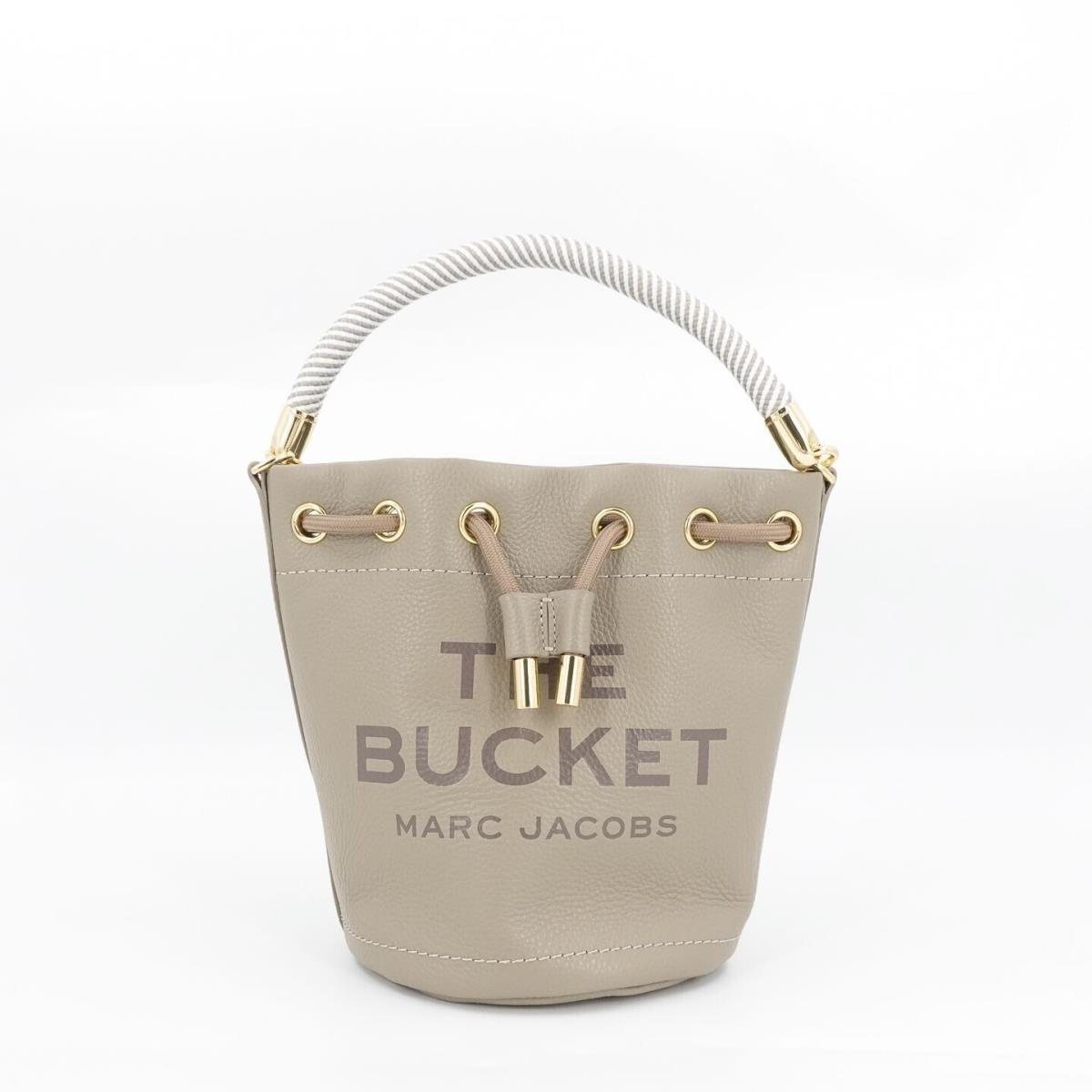 Marc Jacobs Women`s The Bucket Leather Bucket Crossbody Bag Cement Gray OS