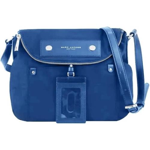 Marc Jacobs M0014625 Preppy Natasha Blue W/ Silver Hardware Womens Crossbody Bag