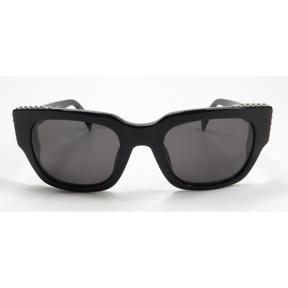 Marc By Marc Jacobs Sunglasses MMJ485STUDS 807NR Black Frame W Studs Grey Lens