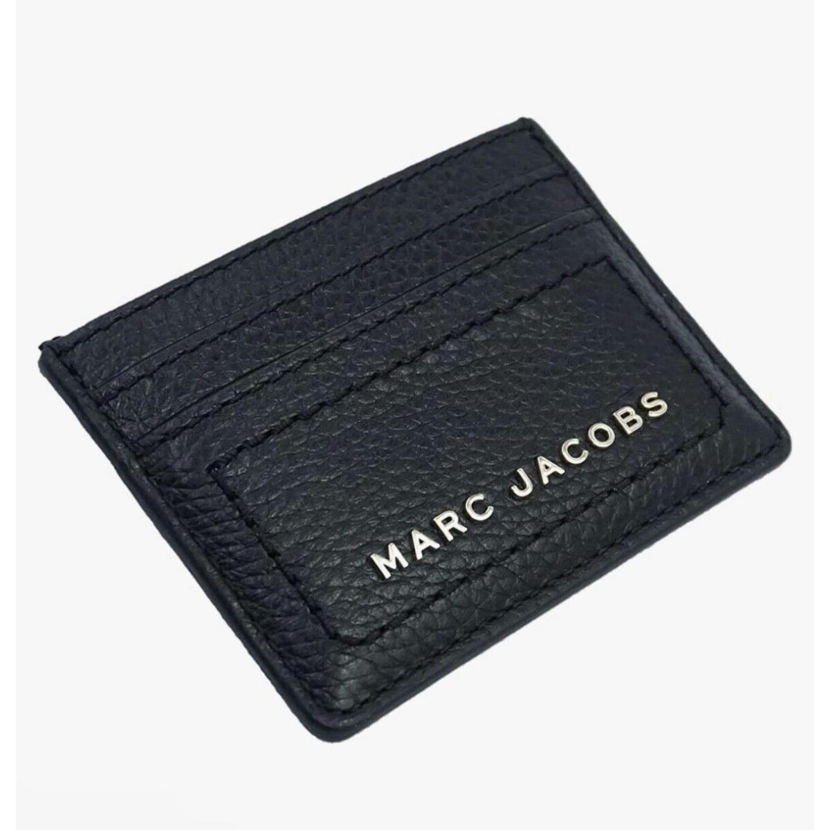 Marc Jacobs S102L01FA21-001 Black with Gold Hardware Women`s Leather Card Case