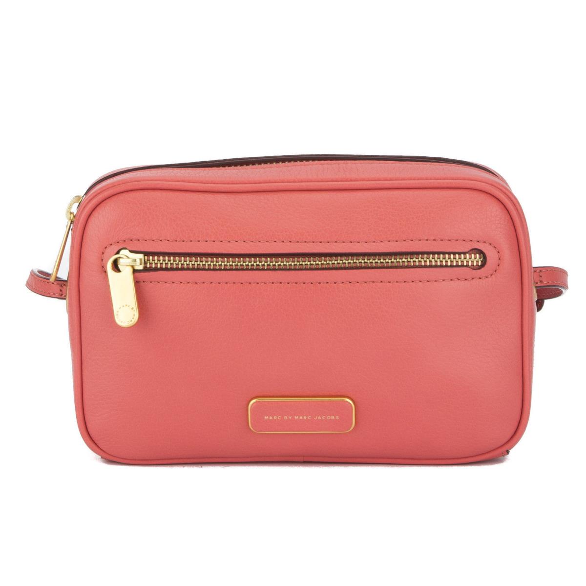 Marc By Marc Jacobs Sally Leather Crossbody Handbag Rose Bush