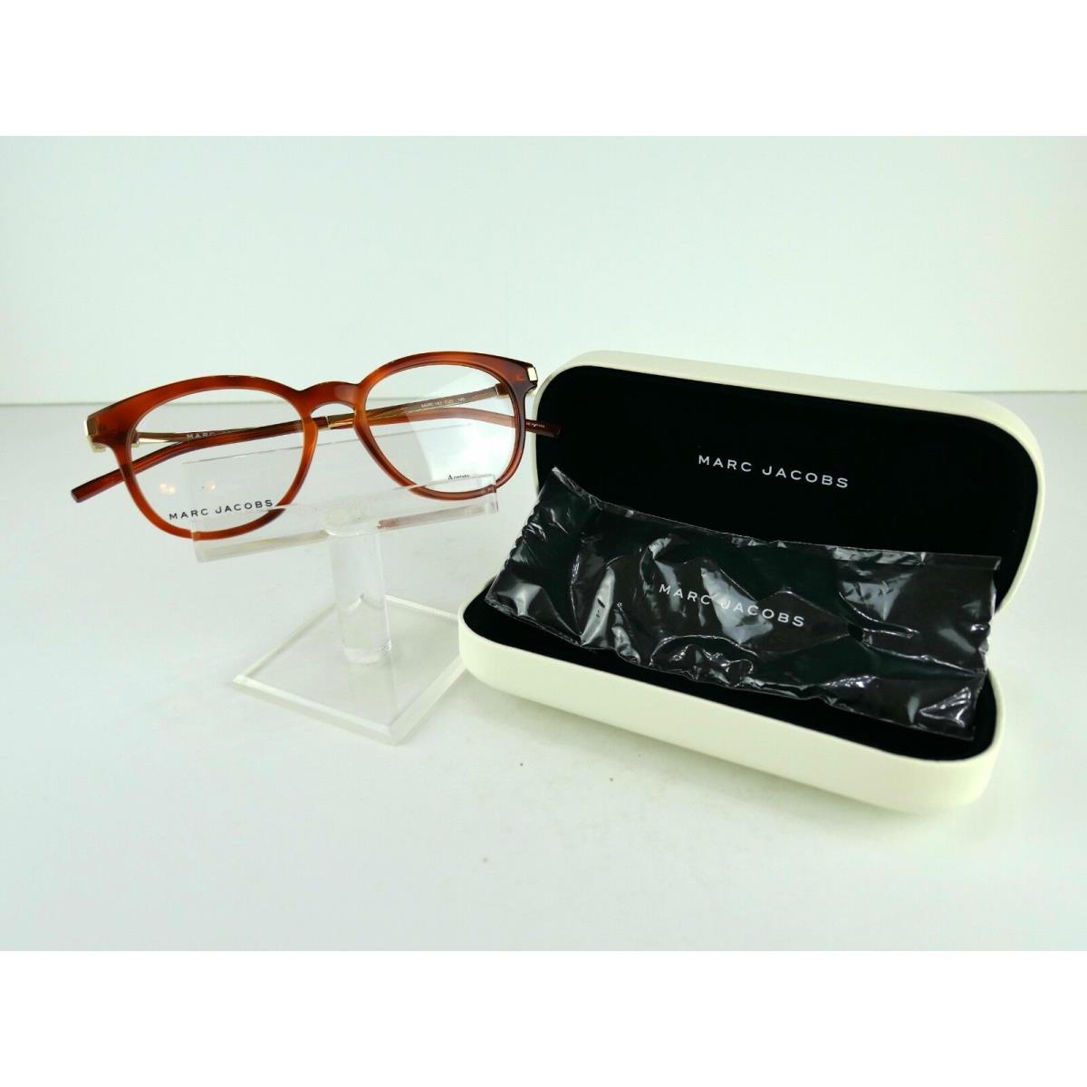 Marc by Marc Jacobs Marc 143 Cjq Light Havana / Gold 50 x 18 Eyeglass Frames