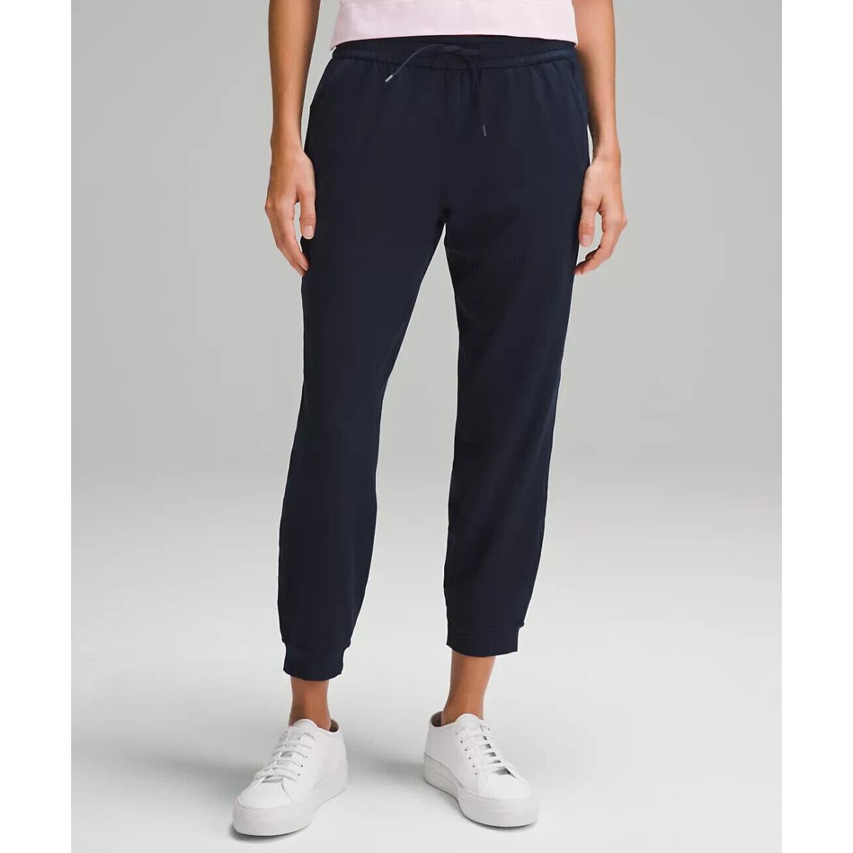 Lululemon Soft Jersey Classic Fit Mid Rise 7/8 Jogger Retail True Navy