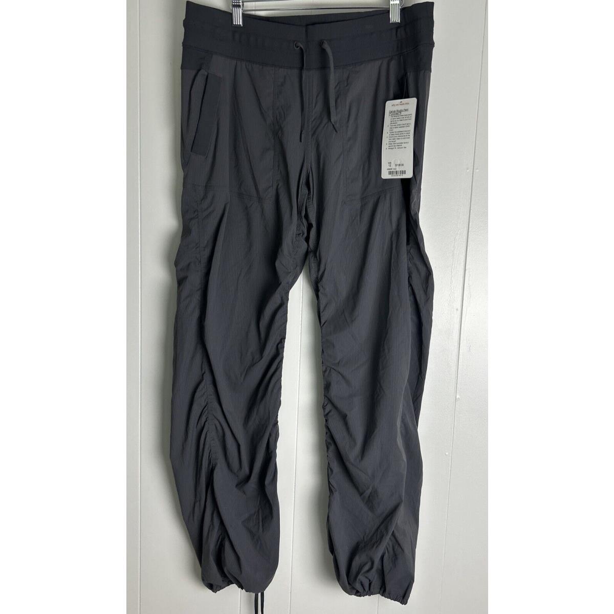 Lululemon Dance Studio Pants 31-Inch Inseam Unlined Soli Grey Size 12