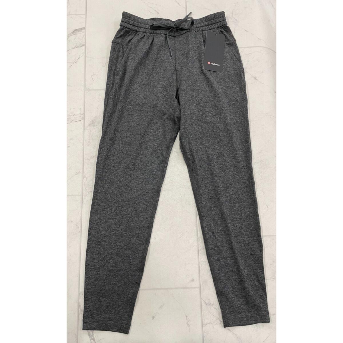 Lululemon Soft Jersey Tapered Pant In Mineral Black/gray Size: Small