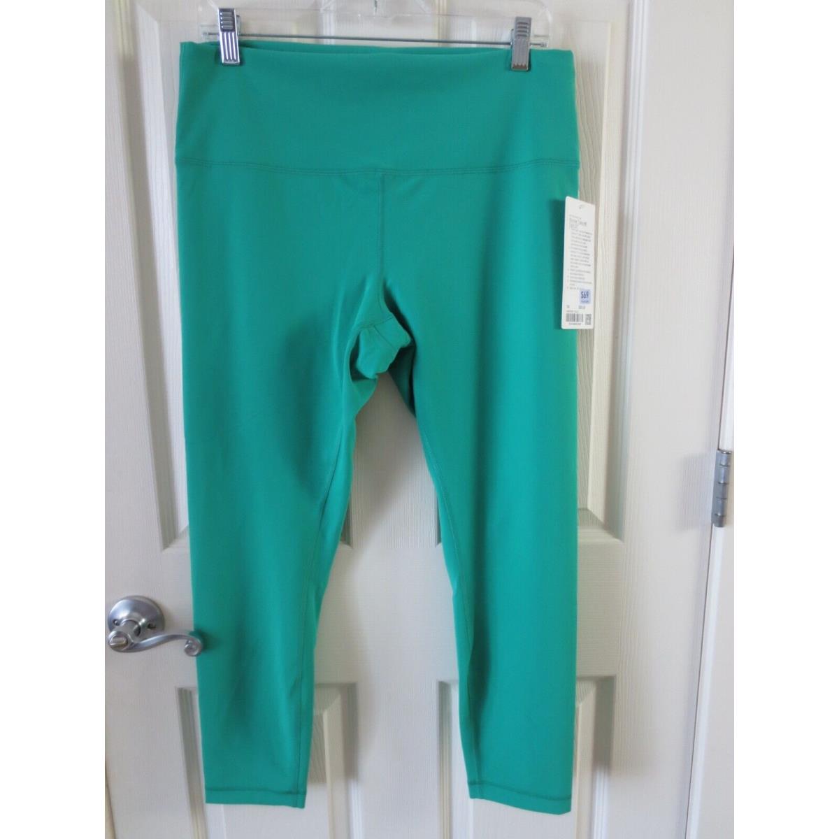 Lululemon Wunder Train HR Tight 25 Leggings Size 14 Green