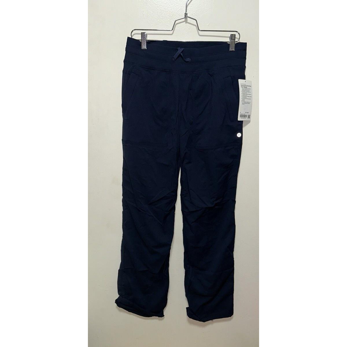 Lululemon Dance Studio Mid-rise Jogger-navy Size 8 Trnv