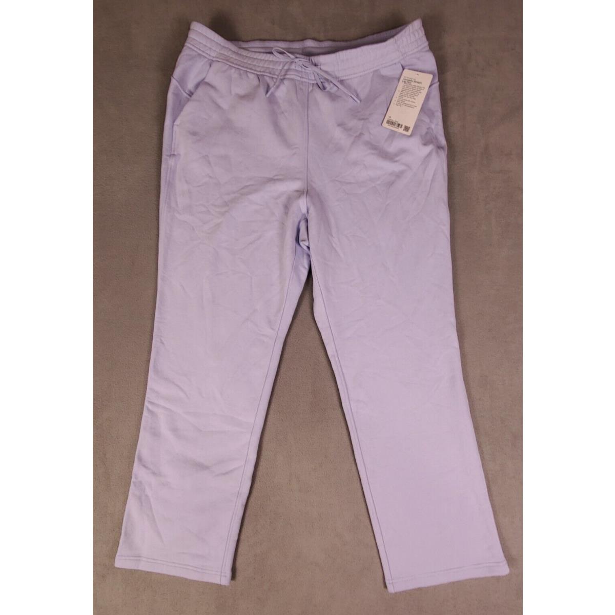 Lululemon Loungeful Straight Leg Sweatpants Jogger Faint Lavender Purple Sz 18