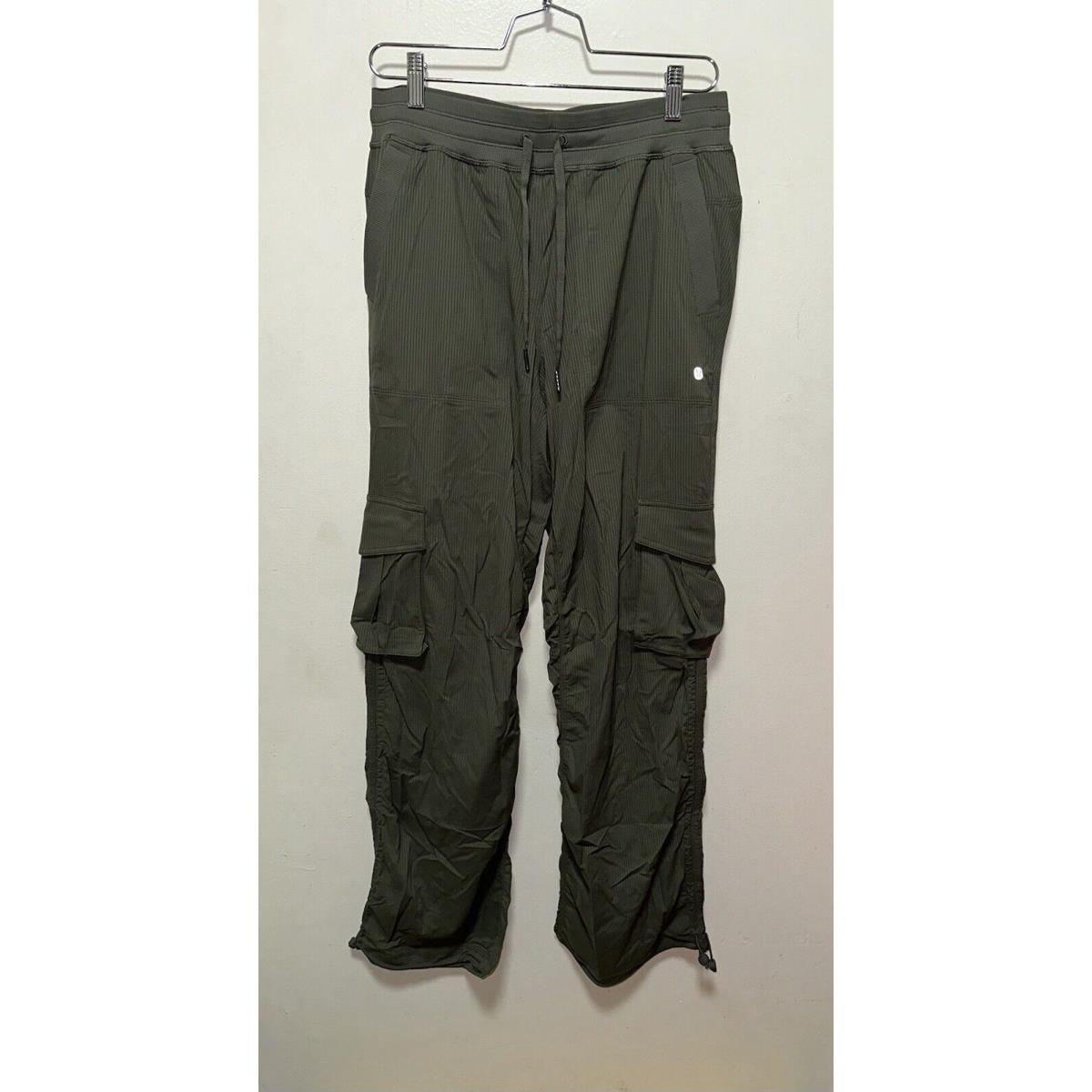 Lululemon Dance Studio Relaxed Fit MR Cargo Pant sz S Army Green