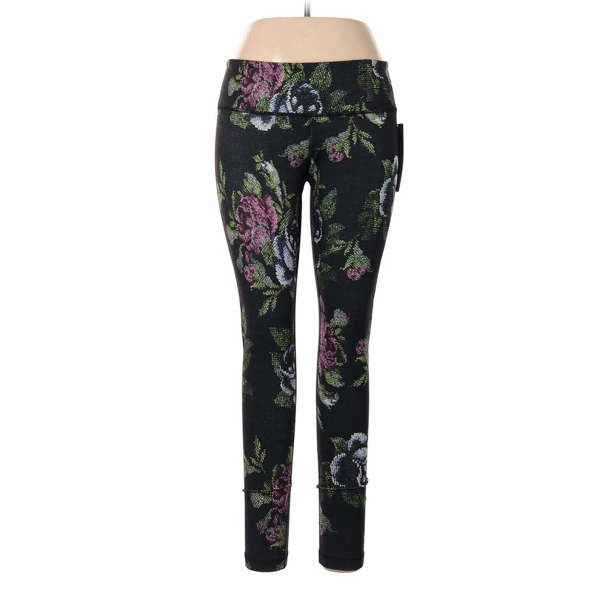 Lululemon Athletica Garden Party Wunder Under Pant 3D Print Leggings - US 12