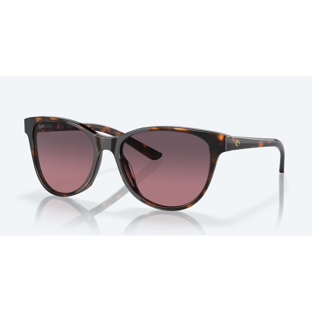 Costa Del Mar Sunglasses Catherine Tortoise Frame/rose Gradient Lens 580G