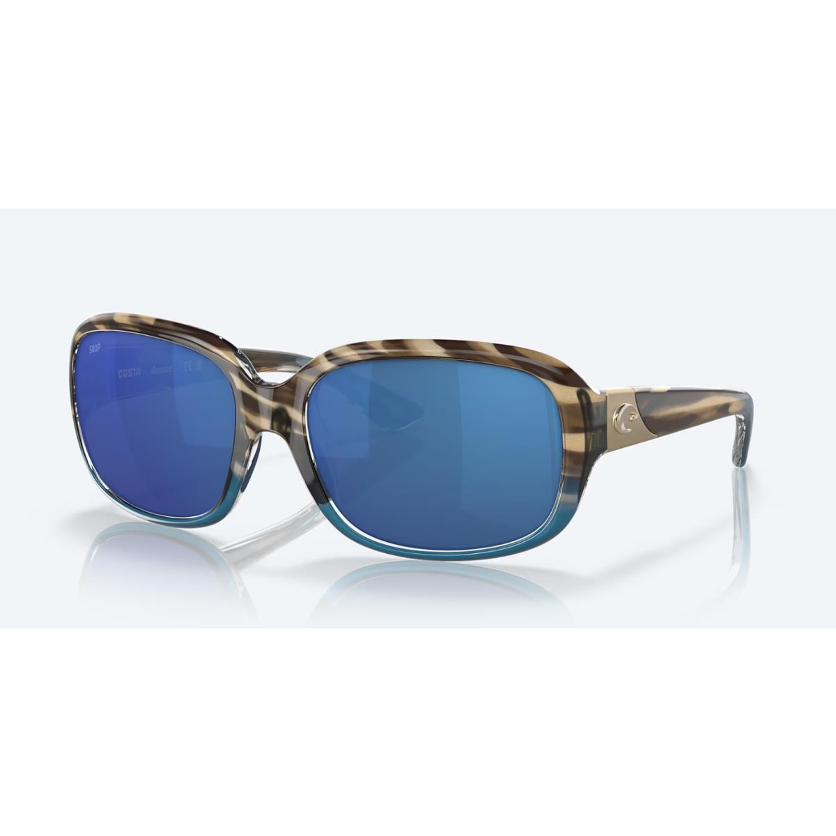 Costa Del Mar Sunglasses Gannet 251 Shiny Wahoo/blue 580p Plastic Lens