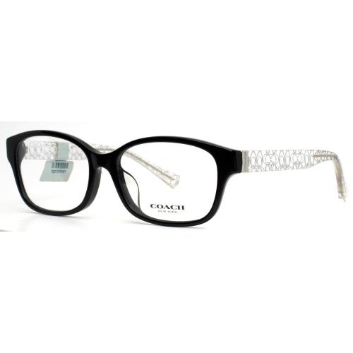 Coach HC6049F Tia 5151 Black Crystal Womens Butterfly Eyeglasses 54-16-135 B:39