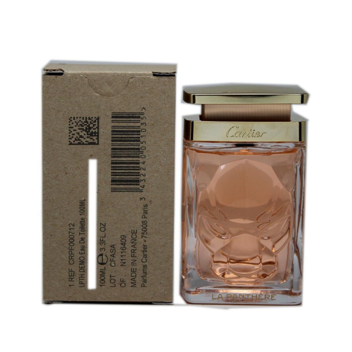 Cartier LA Panthere Eau DE Toilette Spray 100 ML/3.3 Fl.oz. T