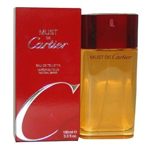 Must De Cartier 3.3 / 3.4 oz Edt For Women