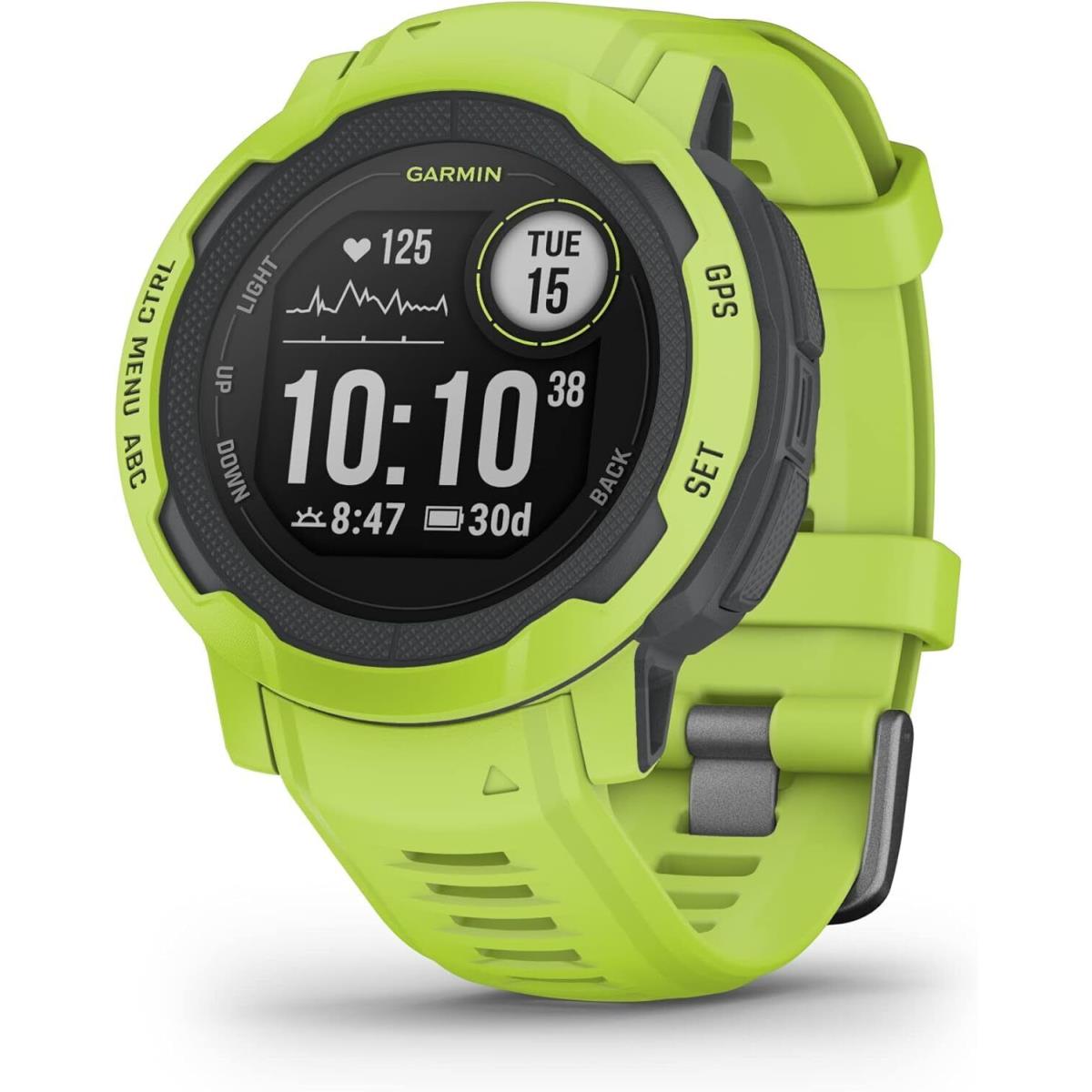 Garmin Instinct 2 Rugged Gps Outdoor Watch Multi-gnss Support Electric Lime