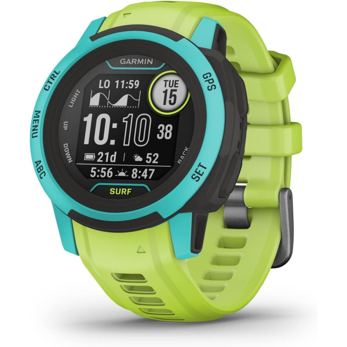 Garmin Instinct 2S Surf-edition Gps Outdoor Watch Surfing Features Multi-gnss