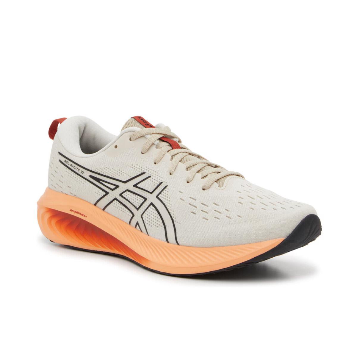 Mens Asics Gel-excite 10 Taupe Mesh Running Shoes