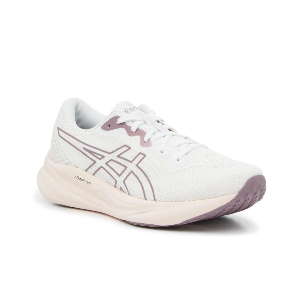 Womens Asics Gel-pulse 15 White Pink Mauve Mesh Running Shoes - White