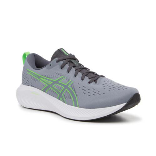 Mens Asics Gel-excite 10 Sheet Rock Grey Green Mesh Running Shoes