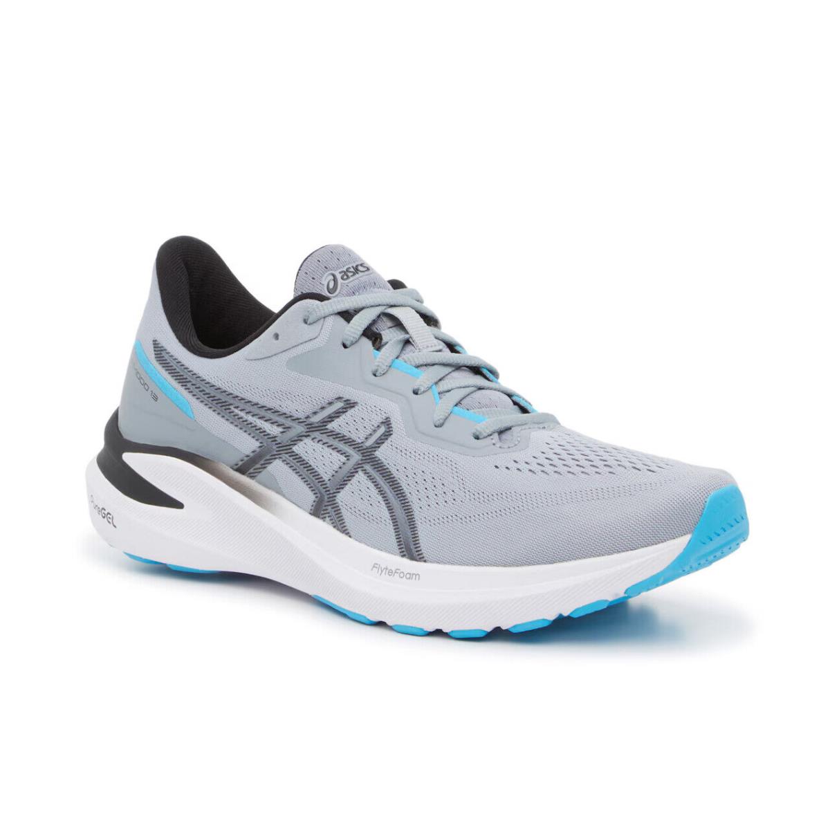 Mens Asics GT-1000 13 Grey Blue Mesh Running Shoes