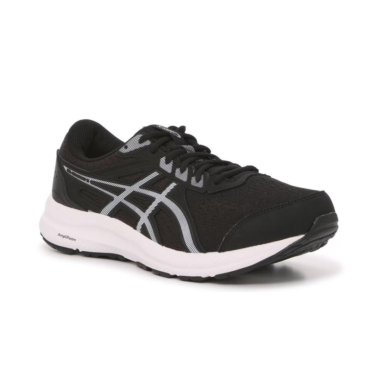 Mens Asics Gel-contend 8 Black White Mesh Running Shoes