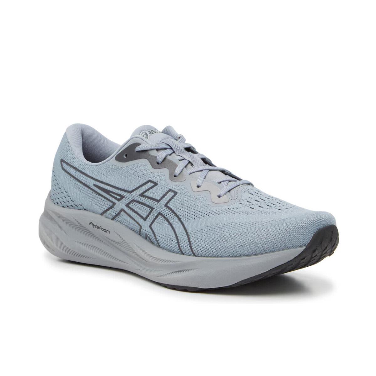 Mens Asics Gel-pulse 15 Sheet Rock Carrier Grey Mesh Running Shoes