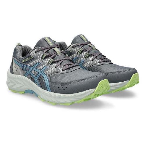 Asics Women`s Lightweight Breathable Trail Running Sneakers Medium Wide Gray