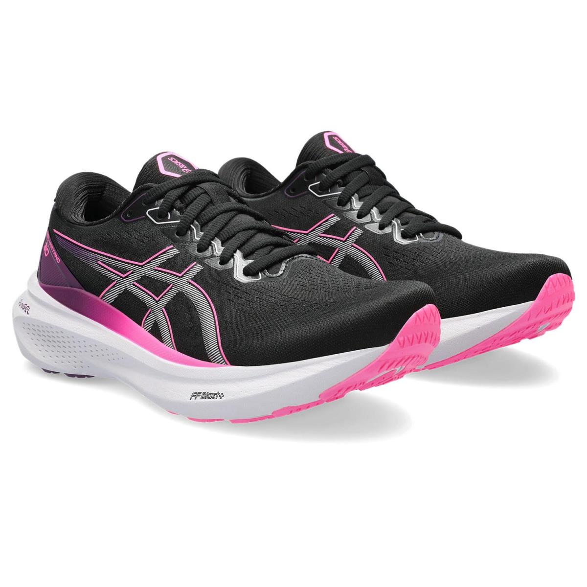 Woman`s Sneakers Athletic Shoes Asics Gel-kayano 30 - Black/Lilac Hint