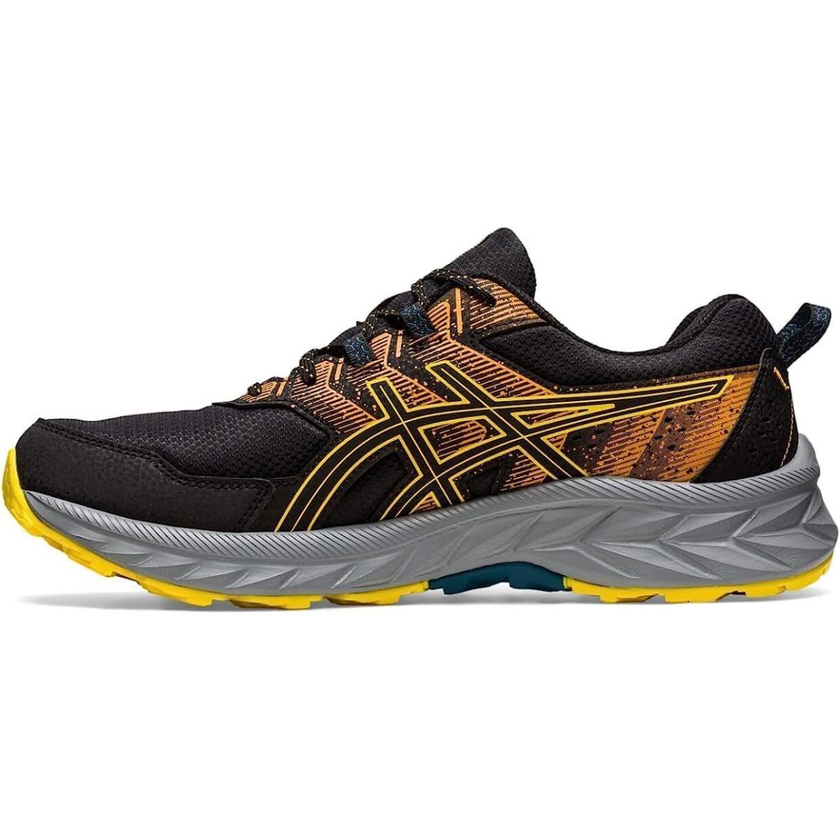 Asics Men`s Gel-venture 9 Running Shoes 13 Black/golden Yellow - Black/Golden Yellow