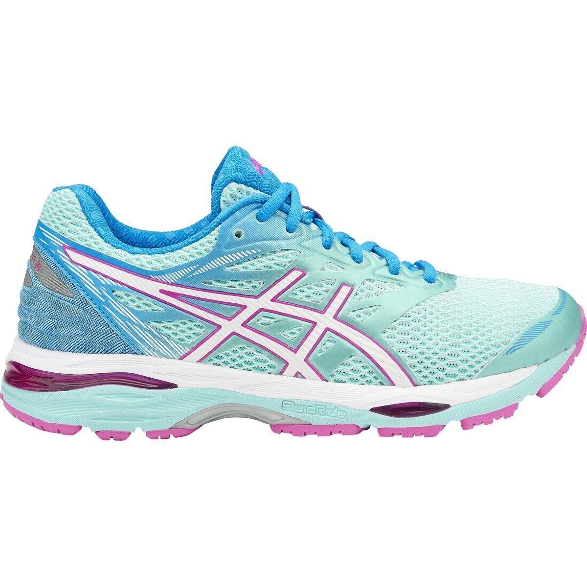 Asics Women Gel-cumulus 18 Sz 5 2A 5AA Running Shoe Aqua Splash/white/pink T6D6N