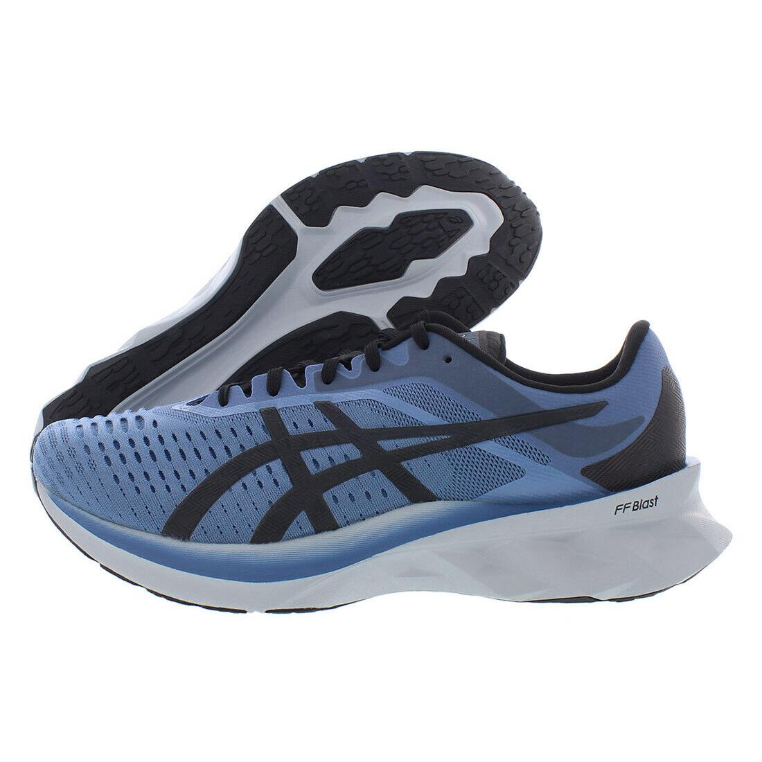 Asics Novablast Mens Shoes Size 7 Color: Grey Floss/black