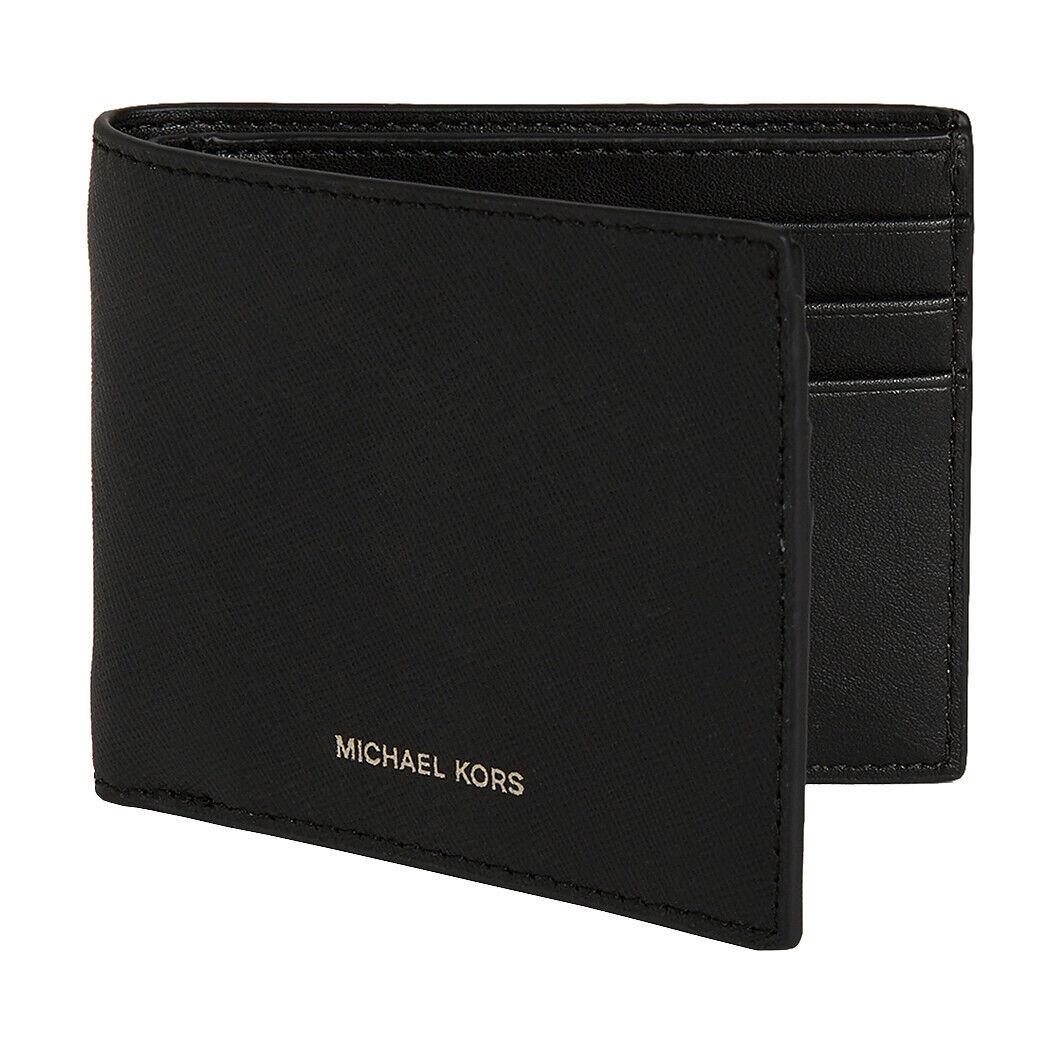 Michael Kors Andy L-fold w/ ID Mens Bi-fold Wallet Black