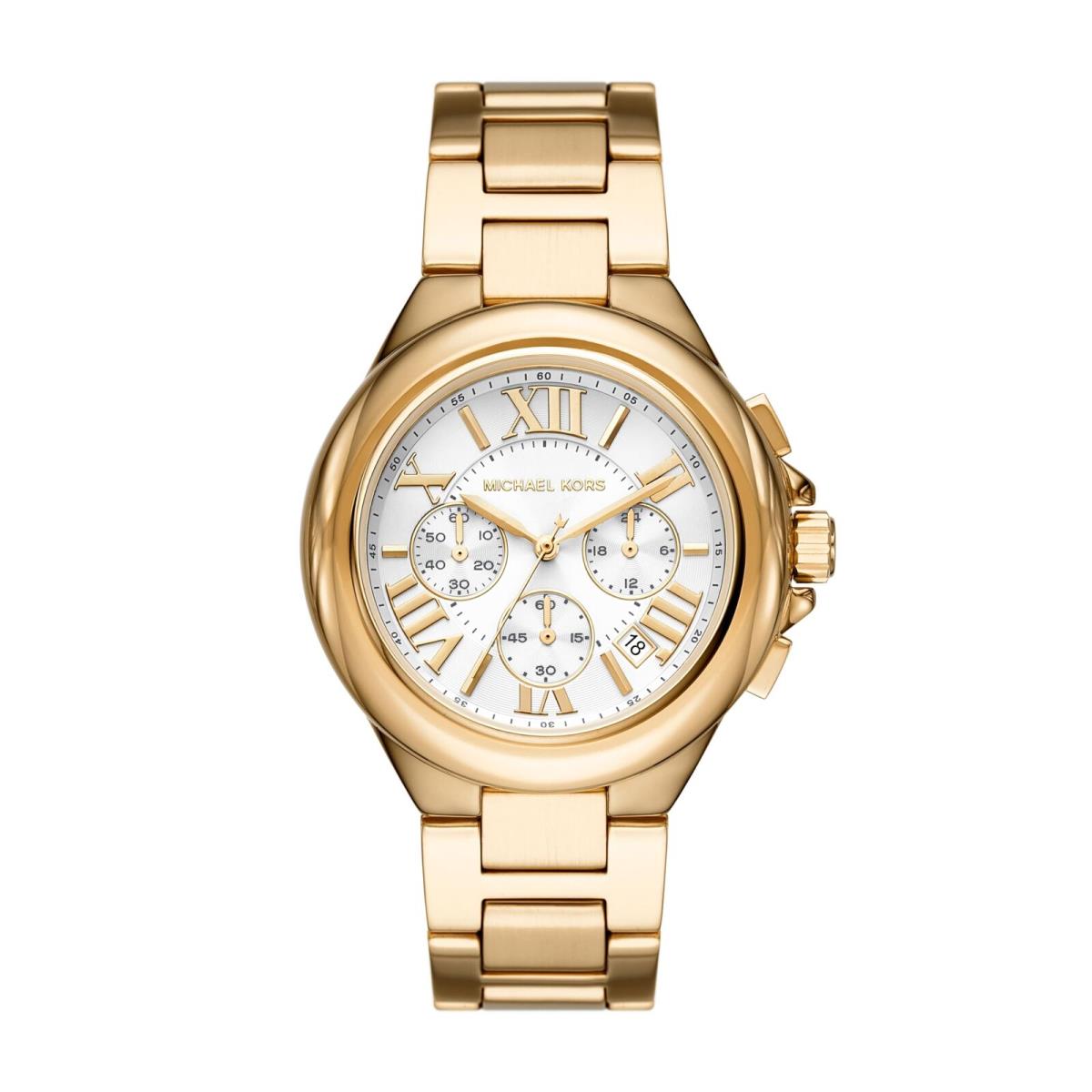 Michael Kors Camille Chronograph Gold-tone Stainless Steel Women`s Watch MK7270