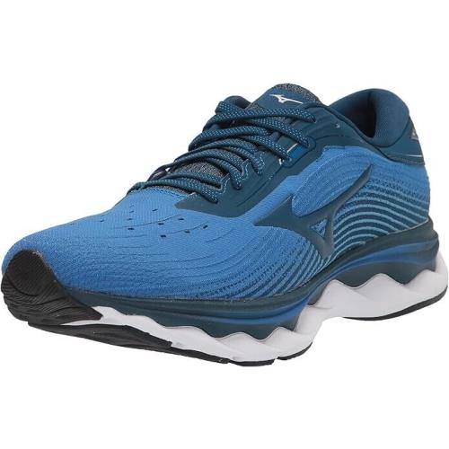 Mizuno Men s Wave Sky 5 Blue Running Shoes 411327.5R06 Size 11