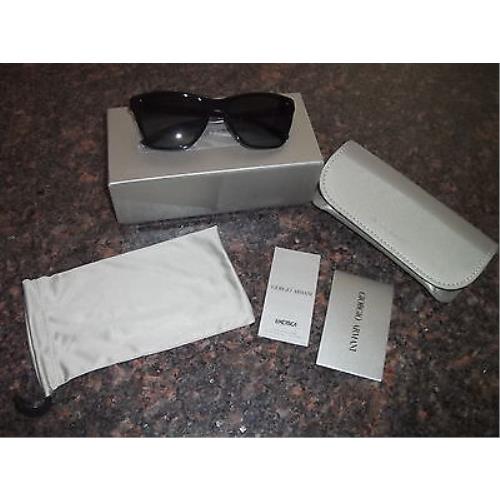 Giorgio Armani Black / Grey 5017/8G Sunglasses 58053672238655