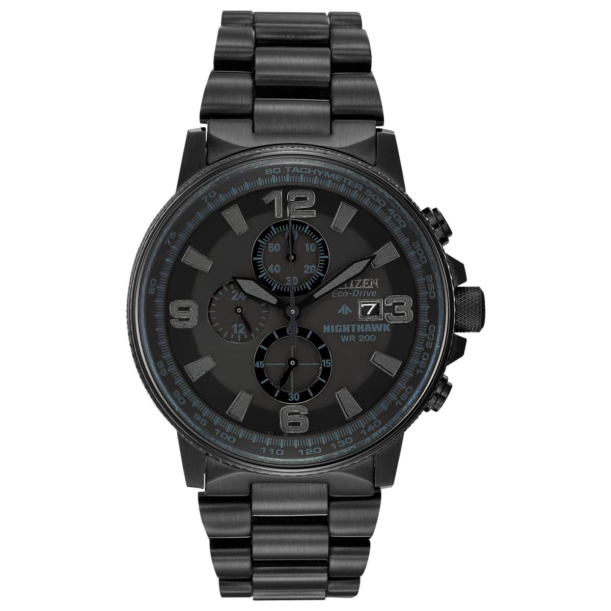 Citizen Watch Men Eco-drive CA0295-58E - Dial: Black, Band: Black