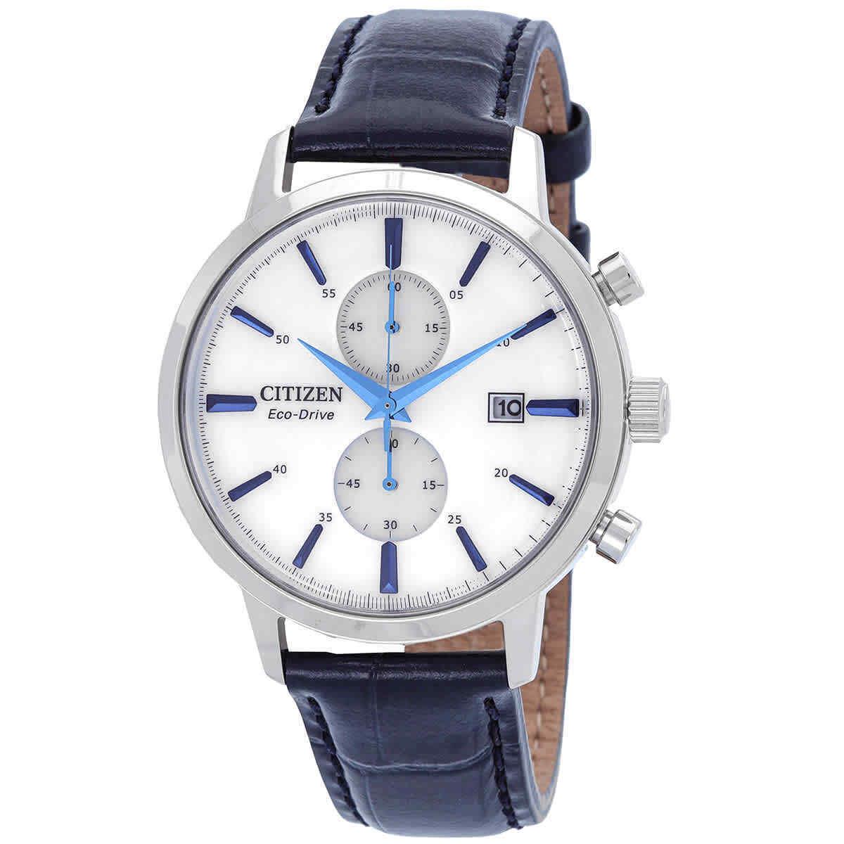 Citizen Core Collection Chronograph Quartz White Dial Men`s Watch CA7069-16A