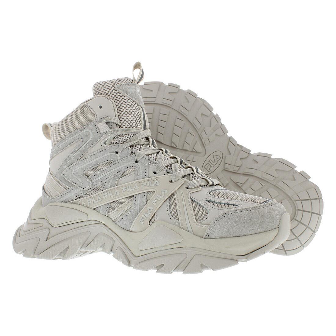 Fila Electrove 2 High Womens Shoes Size 10 Color: Silver Grey/white - Silver Grey/White Sand/Metallic Silver, Main: Off-White