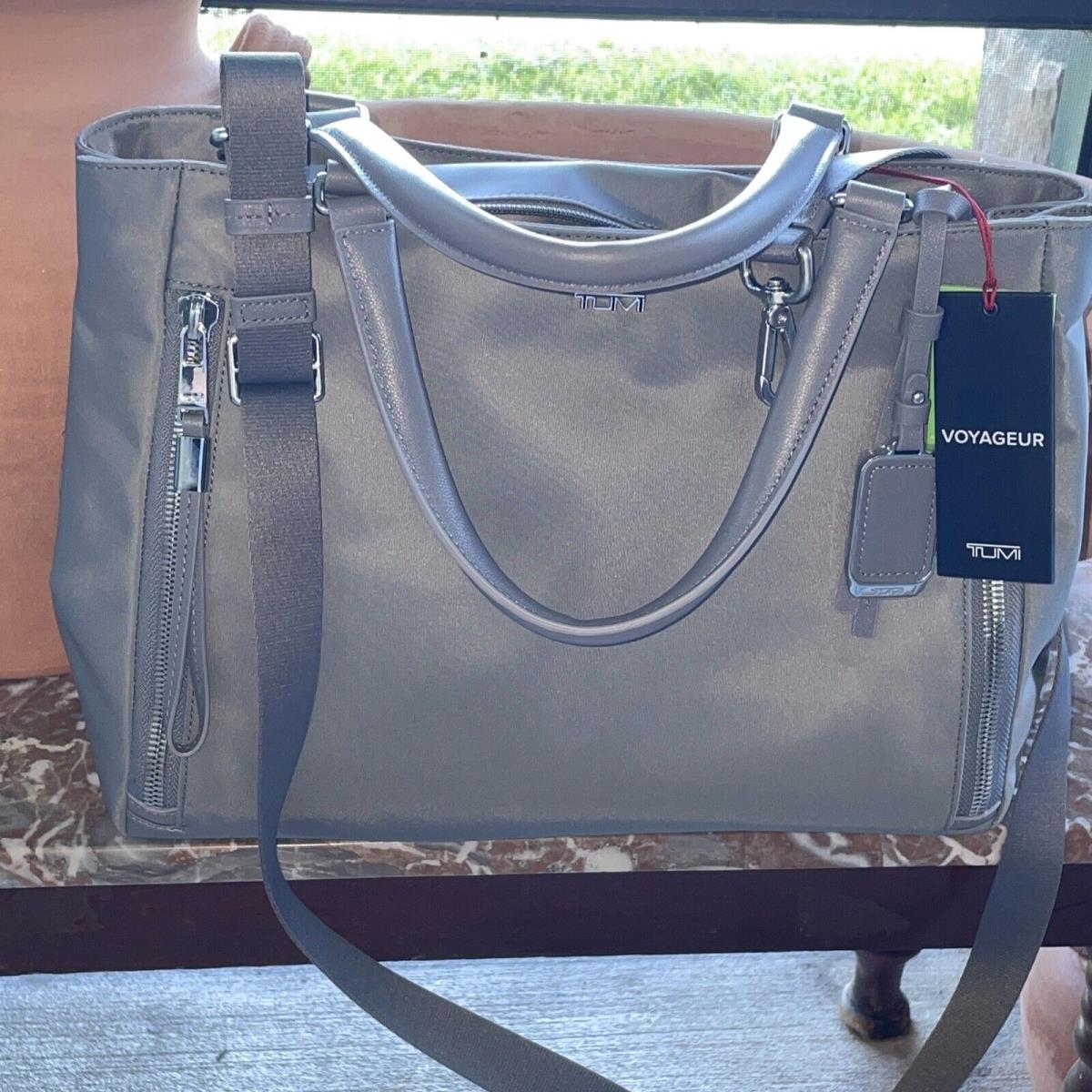 Tumi Valetta Voyager Fog Gray Medium Tote Bag