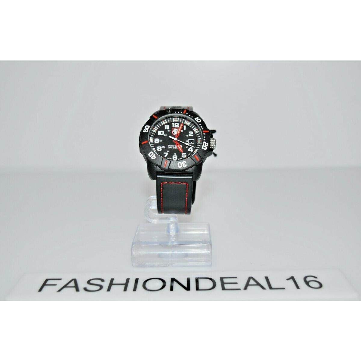 Luminox Men`s 3020 Coronado Series Black Red GGL.L3035 Watch