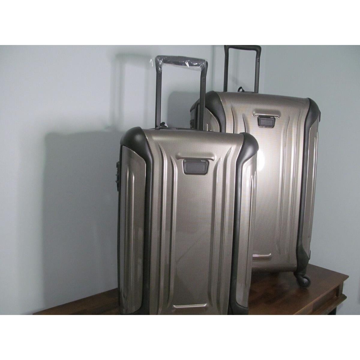 Tumi Luggage Set-vapor Bronze Hard Carry-on Spinner Check In Packing Cases