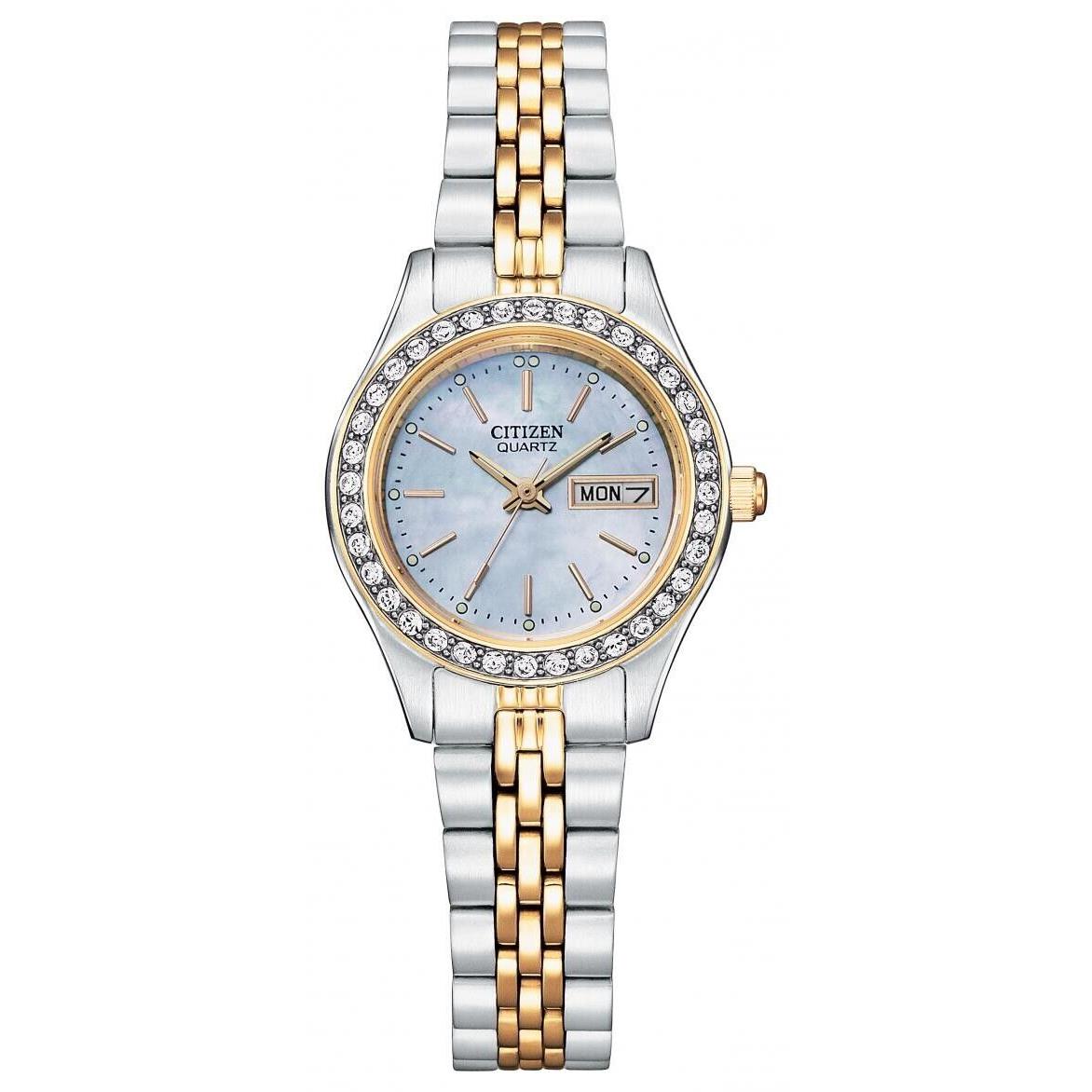 Citizen Two-tone Stainless Steel Women`s Quartz Watch - EQ0539-56Y