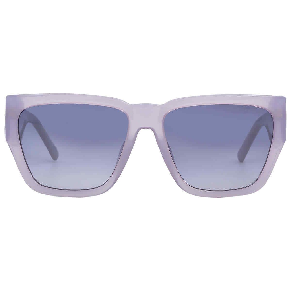 Marc Jacobs Violet Shaded Rectangular Ladies Sunglasses Marc 646/S 0B1P/DG 57